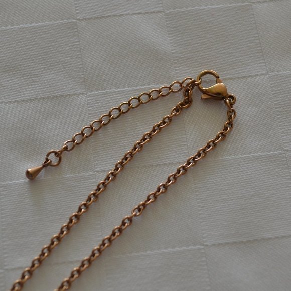 South Hill Designs Rose-gold-Tone Necklace with Angel Wing & Pearl Charms - Picture 9 of 9